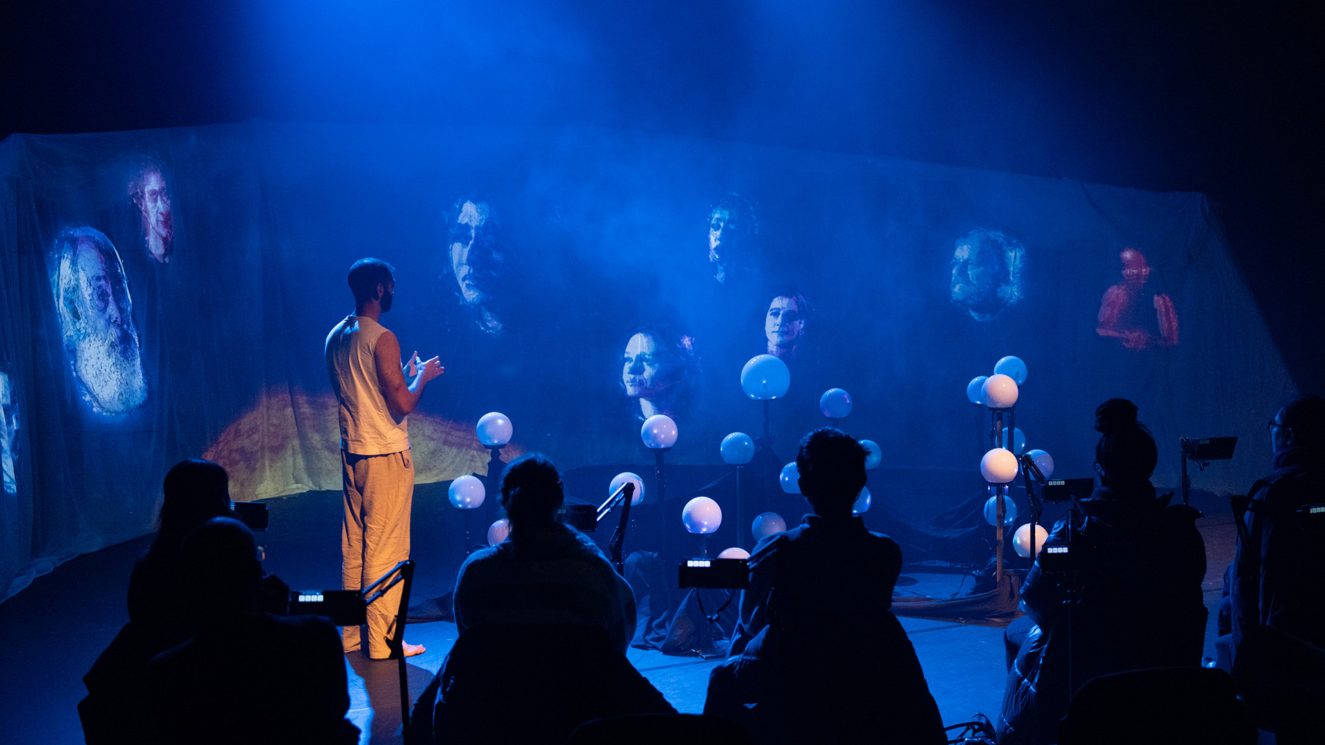 Choosing Children projection design by Ben Fredericks