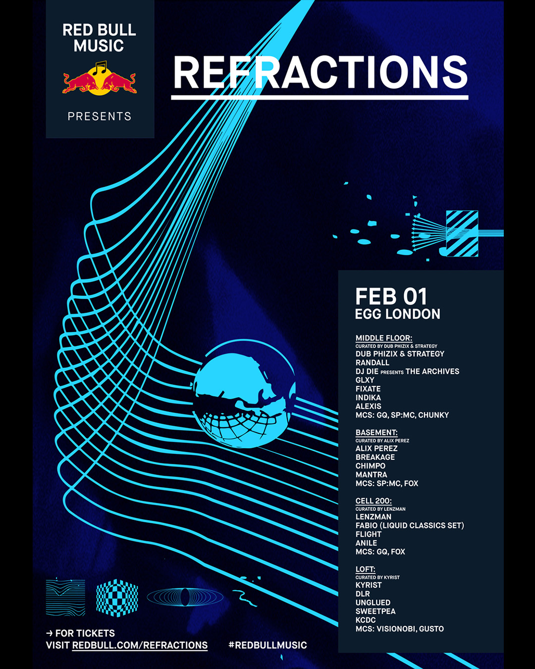 Redbull Refractions Stage Visuals