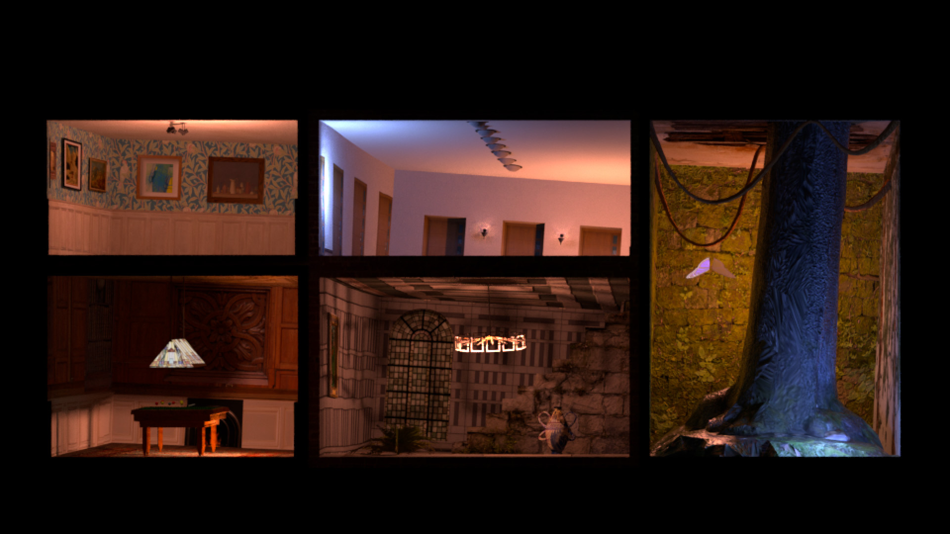 Villa Erba Projection Mapping - 3D Render