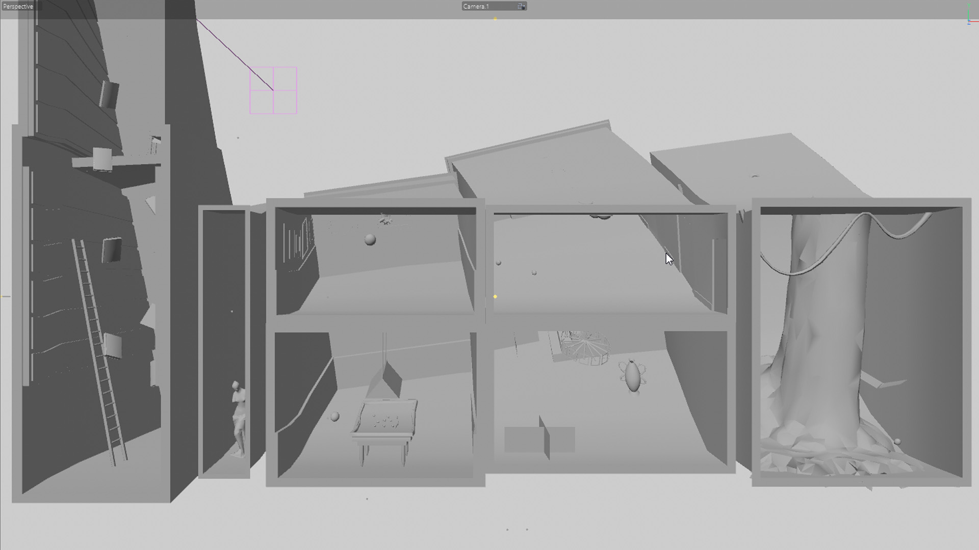 Villa Erba Projection Mapping - Installation View